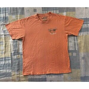 No Bad Days Orange Retro Positive Vibes Island Graphic Short Sleeve Men's Sz S